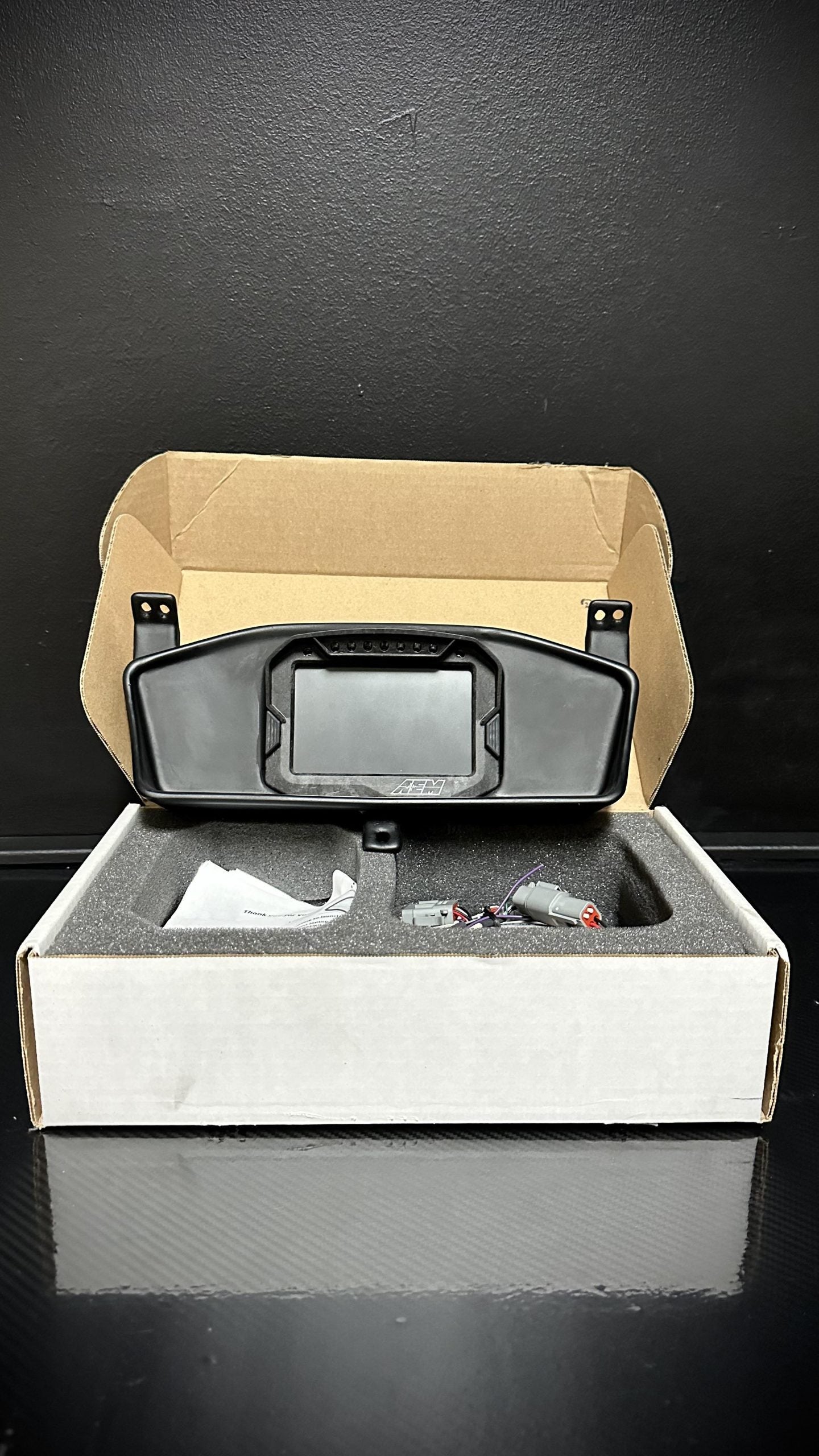 AEM CD-5 Carbon Digital Dash Displays FREE 3D Printed Flush Mount