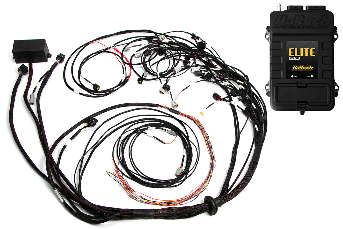 Elite 2500 + Terminated Harness Kit For Ford Falcon FG Barra 4.0L I6 Injector Connector: Factory Bosch EV1