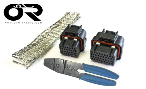 AMP 34 & 26 pin connector Kit for Haltech Motec Link PDM ECU & Tool