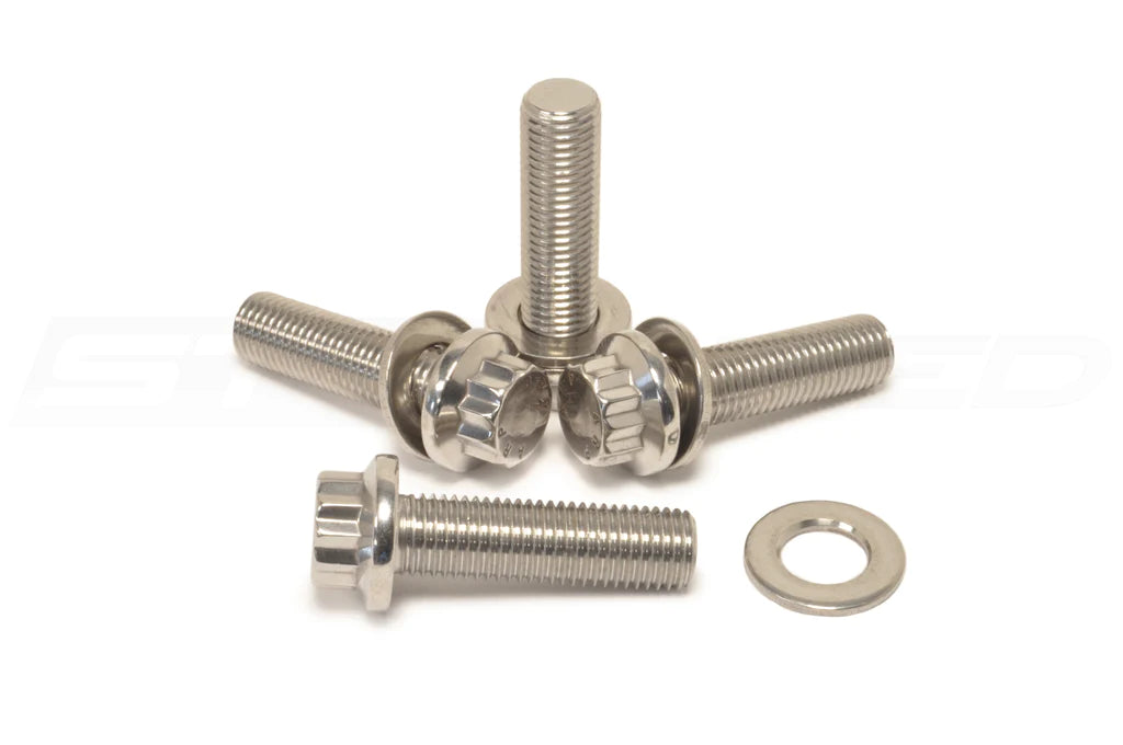 STM ARP Stainless Turbo to Manifold Bolt Kit for Evo 4-9 OEM Manifold