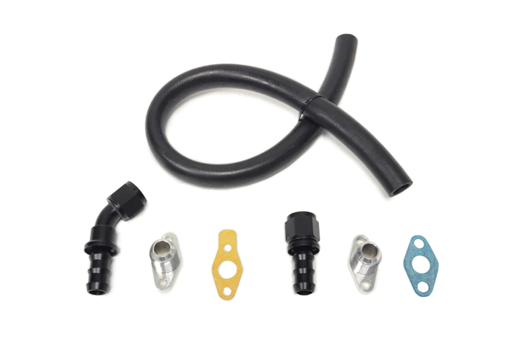 STM - 10AN Turbo Oil Return Line Pushlock GT-Series for DSM/Evo 7-9 (TORLP-GT)