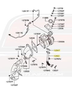 STM OEM Oil Return Line to Turbo Bolt & Gasket Kit for 2G DSM-2