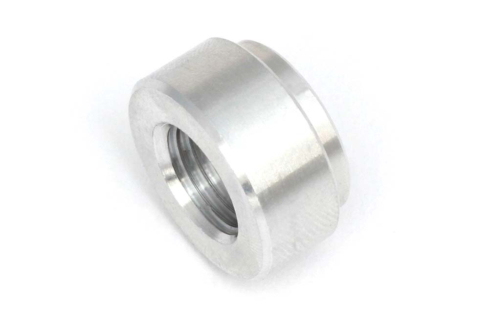 Weld on Fitting 1/8 NPT - 27 TPI - 6061 Aluminium Size: 20.4mm x 13mm-3