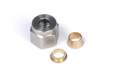 1/4" Nut and Brass Ferrule Only-1