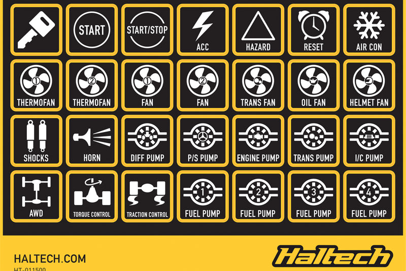 CAN Keypad Label Set-3