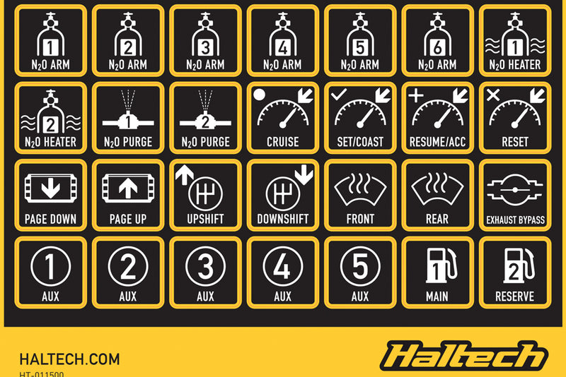 CAN Keypad Label Set-5