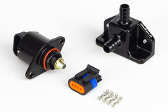 Idle Air Control Kit - Billet 2 Port Housing With 2 Screw Style Motor Diameter: 10mm (3/8")-1