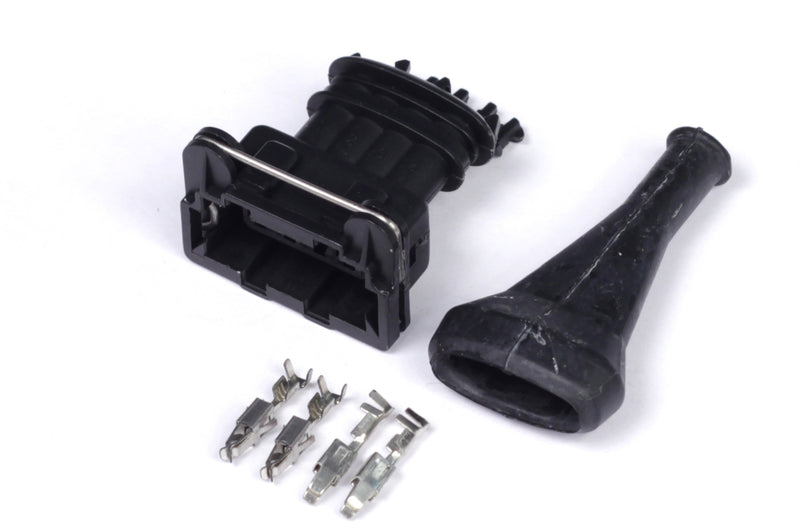 Plug and Pins Only - Bosch 4 Pin Junior Timer Female Connector-1