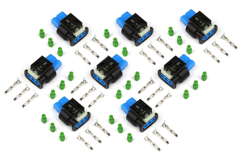 Plug and Pins Only Suit Ford Coyote 5.0L 2nd Generation Ignition Coils - 2015-2017 (Set of 8)-2