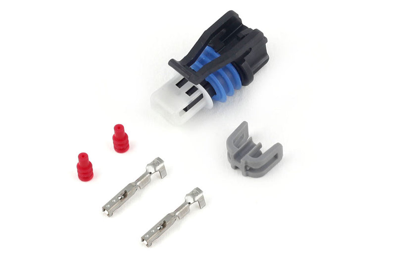 Plug and Pins Only - Delphi 2 Pin GM style Air Temp Connector (Grey)-2