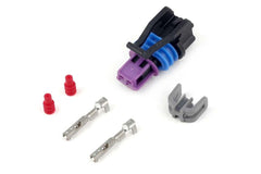 Plug and Pins Only - Delphi 2 Pin GM style Coolant Temp Connector (Black)-2