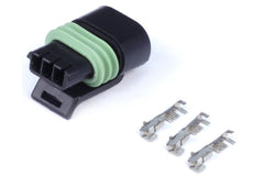 Plug and Pins Only - Delphi 3 Pin Single Row Flat Coil Connector-1