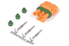 Plug and Pins Only - Delco Weather Pack 3 pin GM Style MAP Sensor Connector - Orange-1