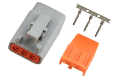 Plug and Pins Only - Male Deutsch DTM-3 Connector (7.5 Amp)-1