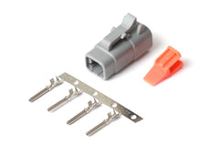 Plug and Pins Only - Male Deutsch DTM-4 Connector (7.5 Amp)-1