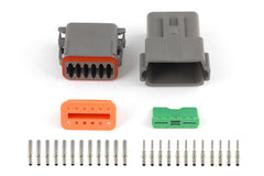Plug and Pins Only - Matching Set of Deutsch DT-12 Connectors (DT06-12S + DT04-12P) - (13 Amp)-1