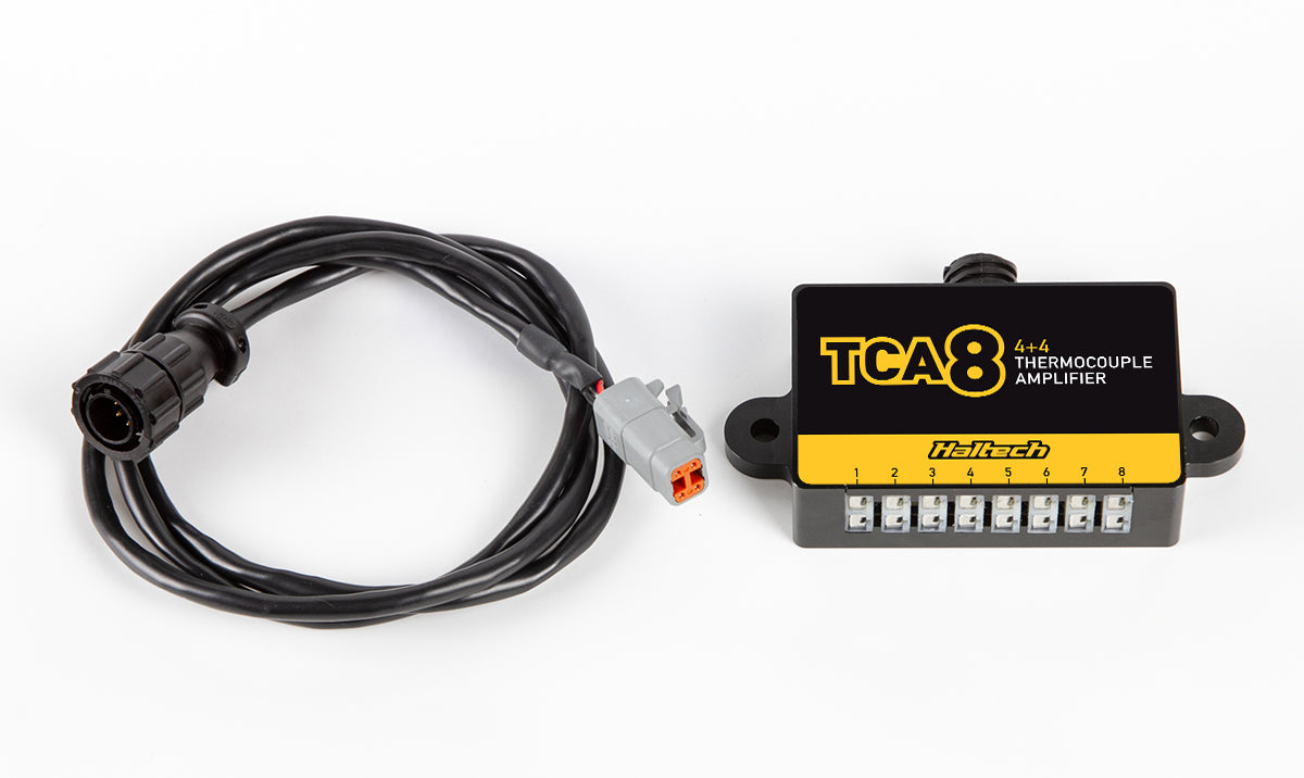 TCA-8 (4+4) Eight Channel Thermocouple Amplifier Programmed as TCA-4A and TCA-4B-3