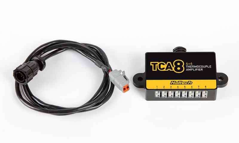 TCA-8 (4+4) Eight Channel Thermocouple Amplifier Programmed as TCA-4A and TCA-4B-3