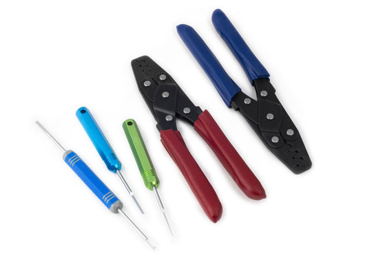 Dual Crimper Set Inc 3 pin removal tools