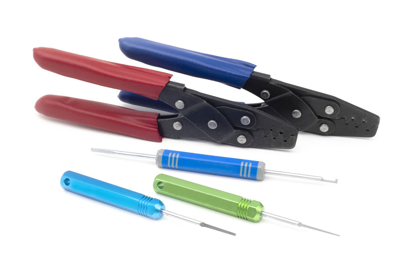 Dual Crimper Set Inc 3 pin removal tools-2