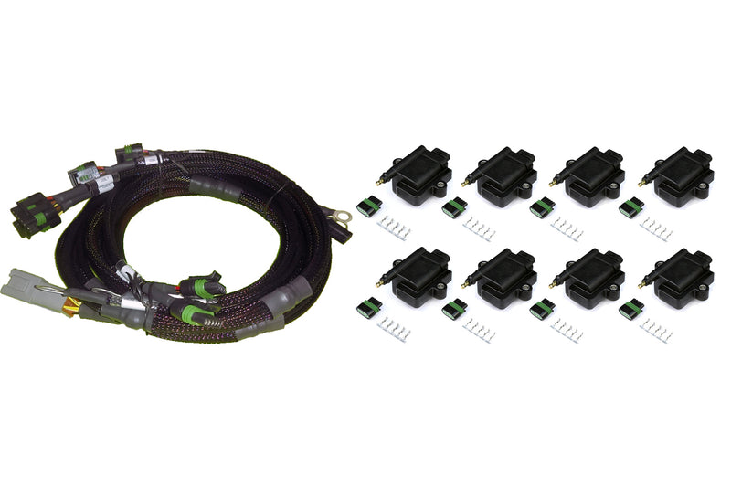 V8 GM/Chrysler Hemi Small/Big Block 8 x Individual High Output IGN-1A Inductive Coil and Harness Kit-1