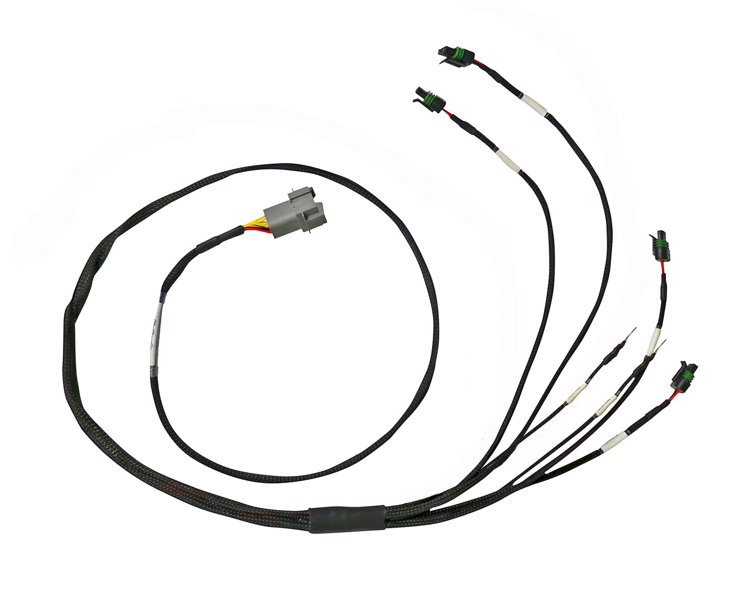 Elite 1500 Mazda 13B S4/5 CAS with IGN-1A Ignition Terminated Harness Injector Connector: Bosch EV1