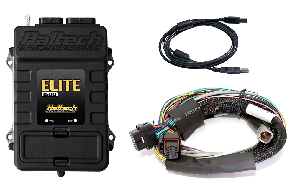 Elite 1500 + Basic Universal Wire-in Harness Kit LENGTH: 2.5m (8')