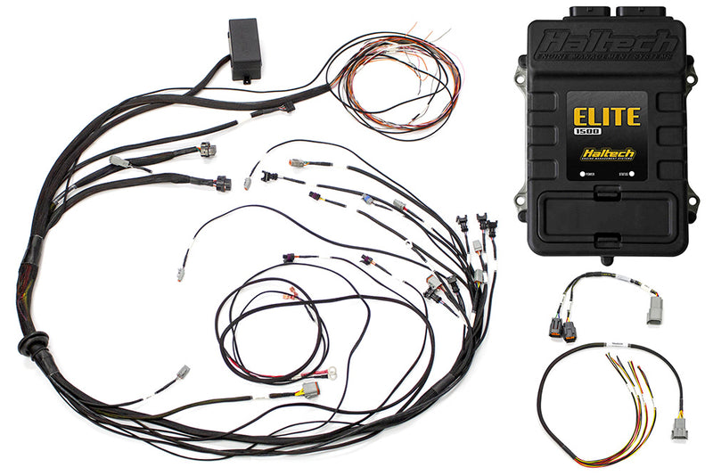 Elite 1500 + Mazda 13B S6-8 CAS with Flying Lead Ignition Terminated Harness Kit Injector Connector: Bosch EV1-1