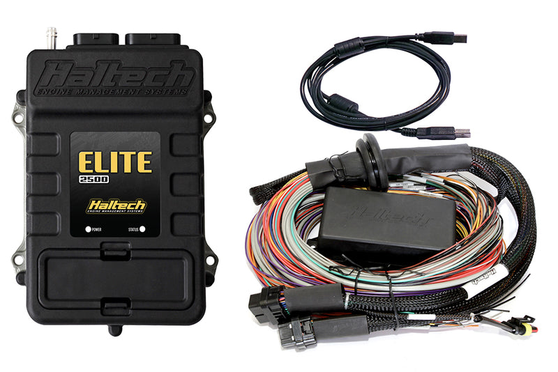 Elite 2500 + Premium Universal Wire-in Harness Kit LENGTH: 2.5m (8')-1