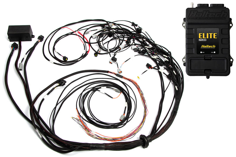 Elite 2500 + Terminated Harness Kit For Ford Falcon BA/BF Barra 4.0L I6 Injector Connector: Factory Bosch EV1-1
