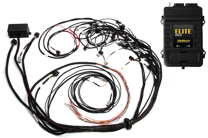 Elite 2500 + Terminated Harness Kit For Ford Falcon FG Barra 4.0L I6 Injector Connector: Factory Bosch EV1-1