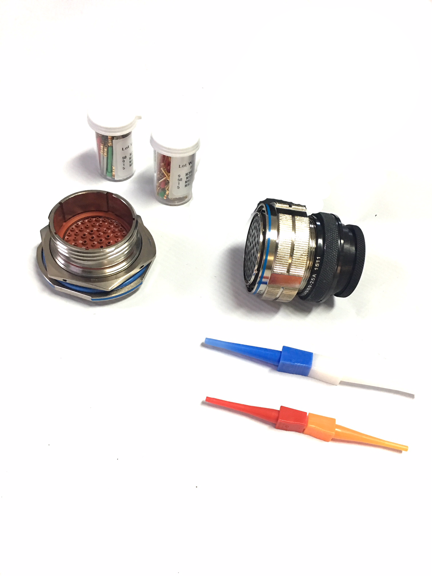 Amphenol Mil-Spec circular connector (56 cavities)