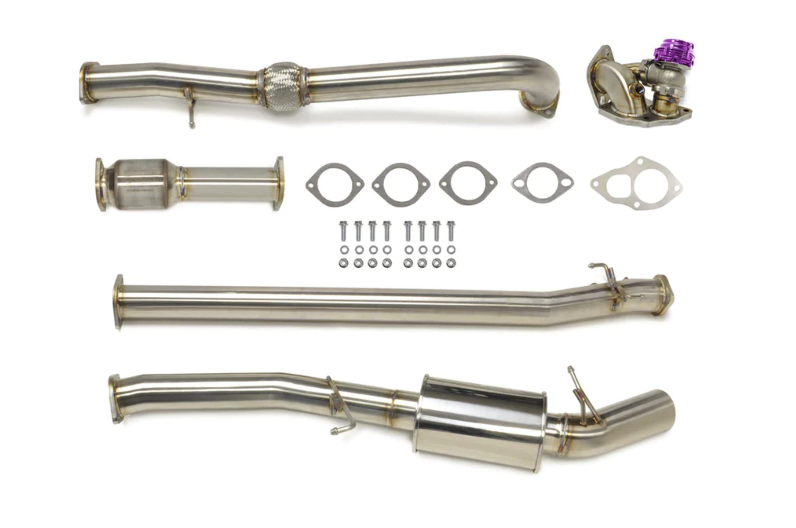 STM 2G AWD DSM Stainless Turbo-Back Exhaust-8