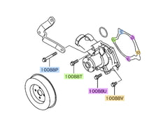 STM OEM Water Pump Bolt Kit for Evo 8/9-2