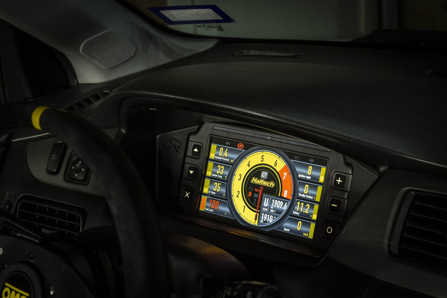 3D Printed High Definition “Flush” Dash Display Mount for EVO 7-9 (Haltech)