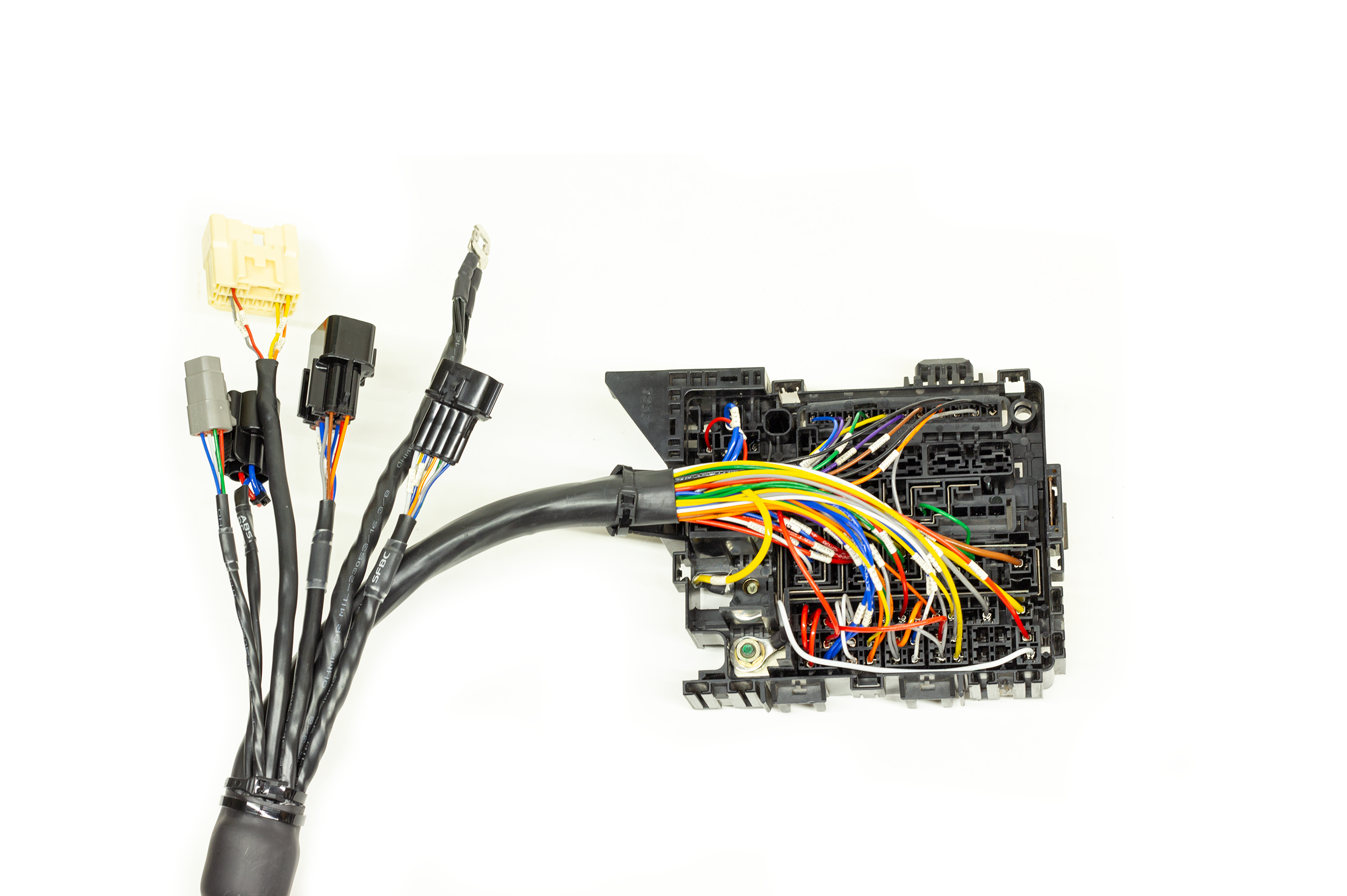 Evo 8-9 Plug & Play "Tucked" Mil-Spec (Fuse-box Harness)-4