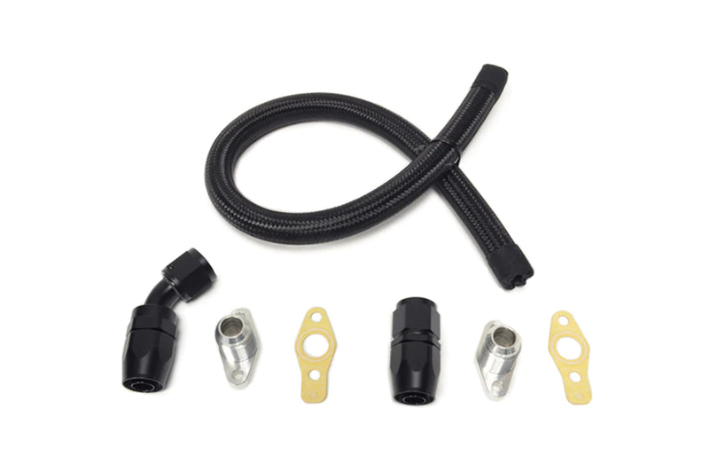 STM - 10AN Turbo Oil Return Line Braided Nylon Mitsu-Series for DSM (TORLB-MIT)-2