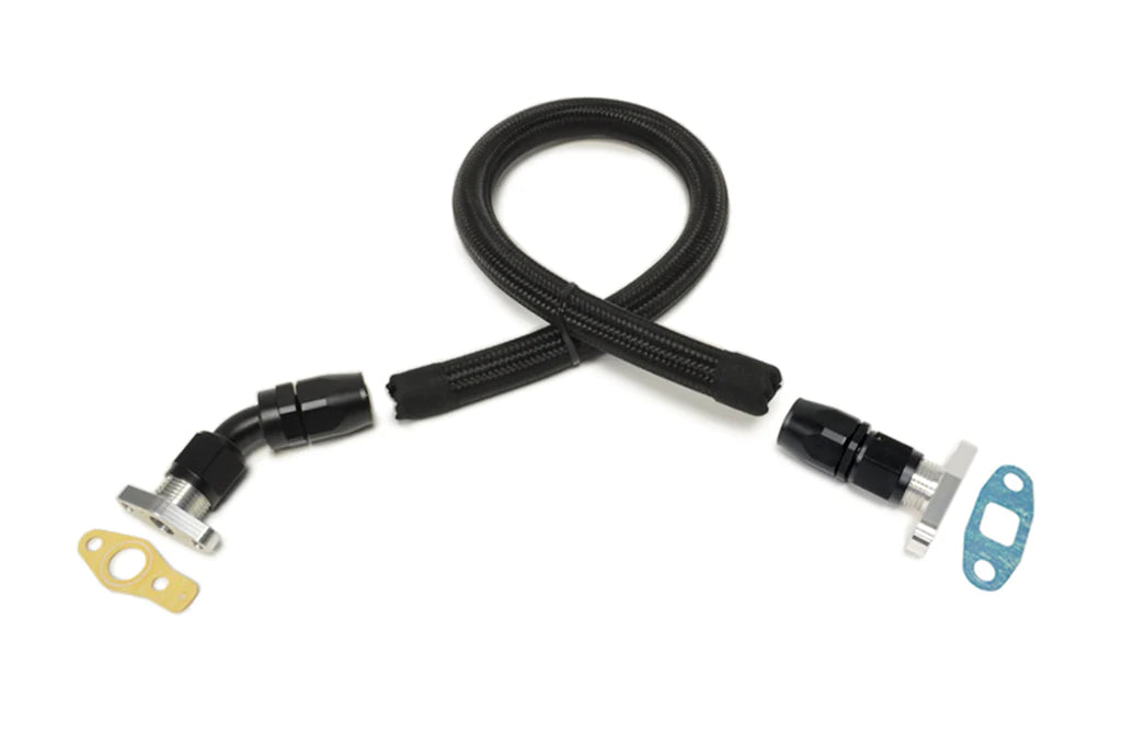 STM - 10AN Turbo Oil Return Line Braided Nylon G-Series for DSM/Evo 7-9 (TORLB-G)