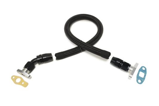 STM - 10AN Turbo Oil Return Line Braided Nylon G-Series for DSM/Evo 7-9 (TORLB-G)