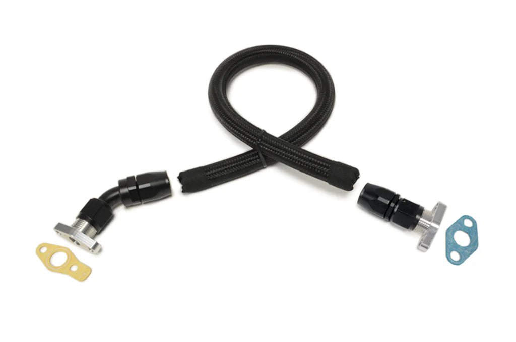 STM - 10AN Turbo Oil Return Line Braided Nylon GT-Series for DSM/Evo 7-9 (TORLB-GT)