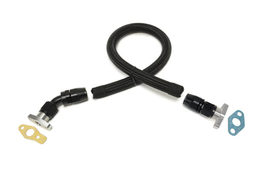 STM - 10AN Turbo Oil Return Line Braided Nylon GT-Series for DSM/Evo 7-9 (TORLB-GT)
