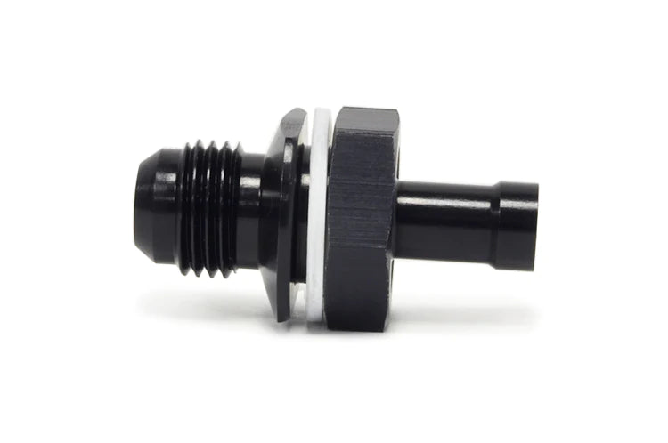 STM -6AN Black Anodized E85 Safe Fuel Bulkhead Fitting-1