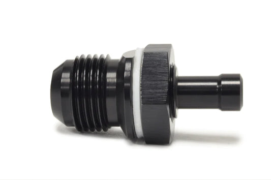 STM -8AN Black Anodized E85 Safe Fuel Bulkhead Fitting