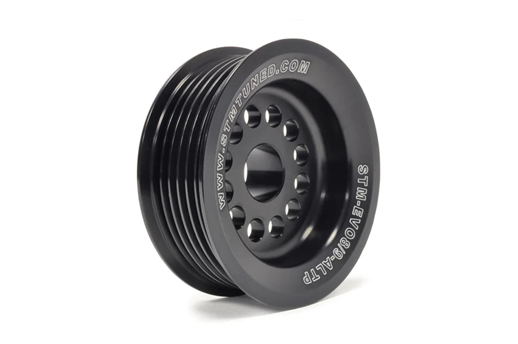 STM Under-Driven Alternator Pulley with Raised Guides for Evo 4-9