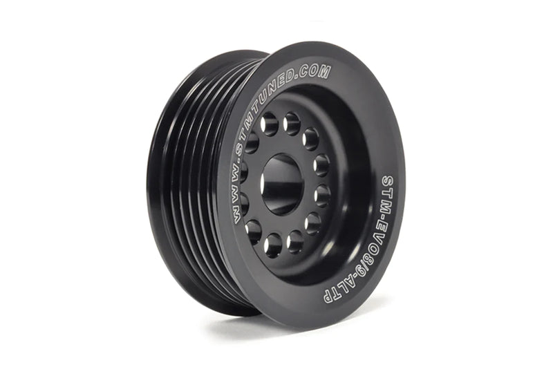 STM Under-Driven Alternator Pulley with Raised Guides for Evo 4-9-1