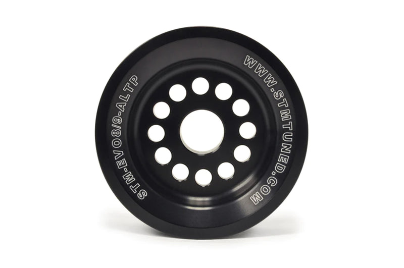 STM Under-Driven Alternator Pulley with Raised Guides for Evo 4-9-2