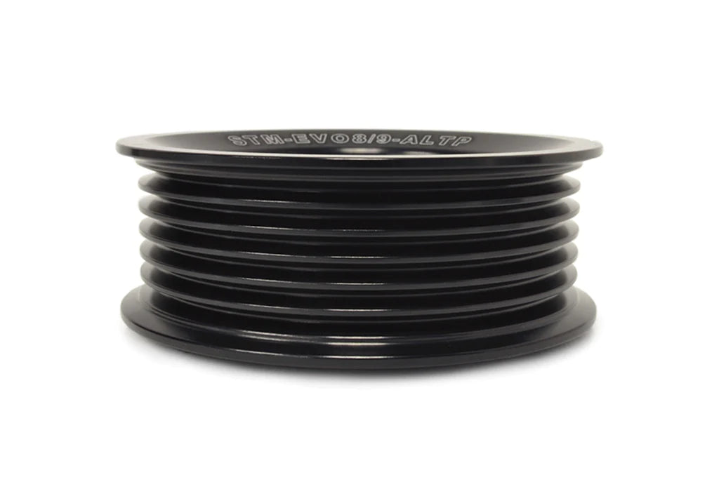 STM Under-Driven Alternator Pulley with Raised Guides for Evo 4-9
