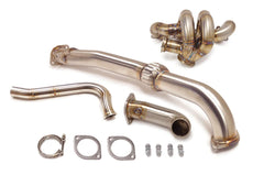 STM Evo 4/5/6 Forward Facing V-Band Turbo Hot Parts Kit-1