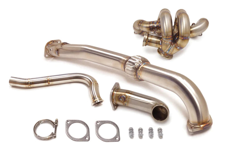 STM Evo 4/5/6 Forward Facing V-Band Turbo Hot Parts Kit-1