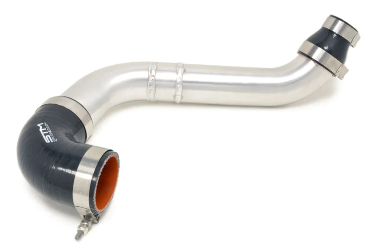 STM Evo 5/6 Lower Intercooler Pipe for Stock Frame Turbo (2.5in Aluminum)-1